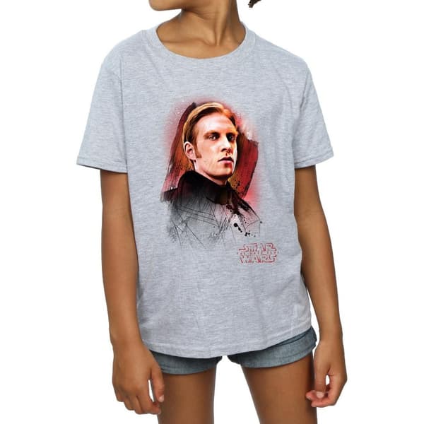 Star Wars Den sista Jedi-riddarens general Hux T-shirt i borstad bomull för flickor