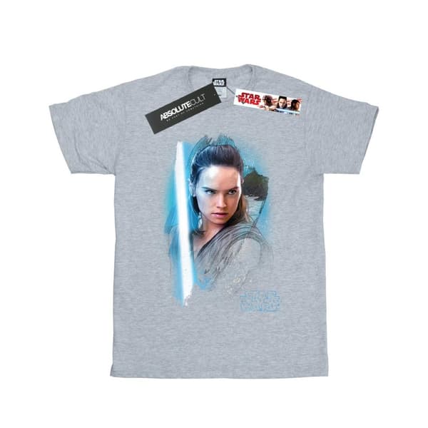 Star Wars Pojkar Den sista jedi - Rey - T-shirt med borst