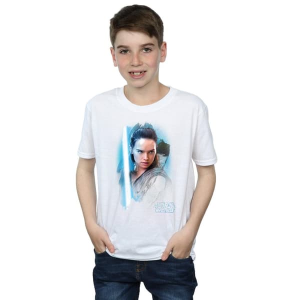 Star Wars Pojkar Den sista jedi - Rey - T-shirt med borst