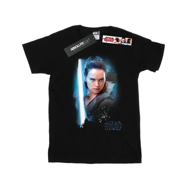 Star Wars Pojkar Den sista jedi - Rey - T-shirt med borst