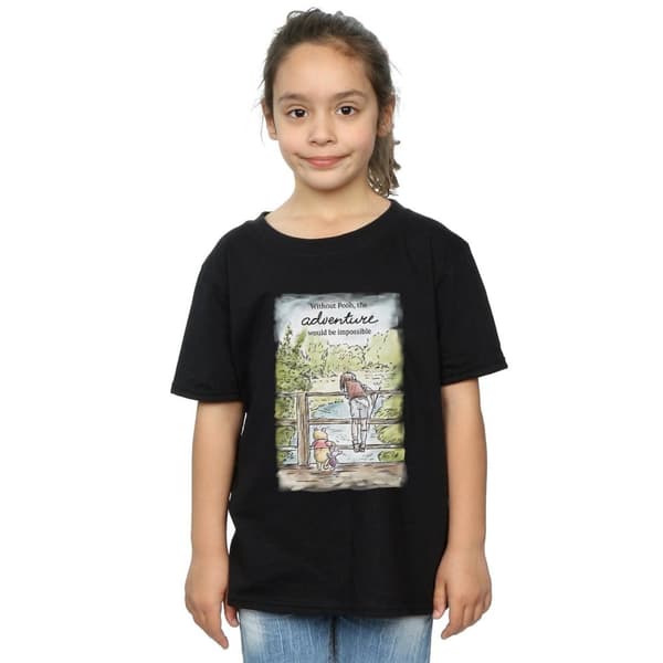 Disney Girls Winnie The Pooh Adventure Cotton T-Shirt