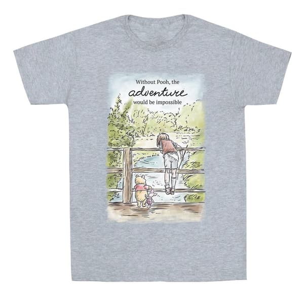 Disney Girls Winnie The Pooh Adventure Cotton T-Shirt