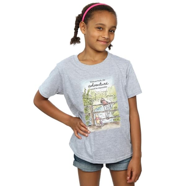 Disney Girls Winnie The Pooh Adventure Cotton T-Shirt