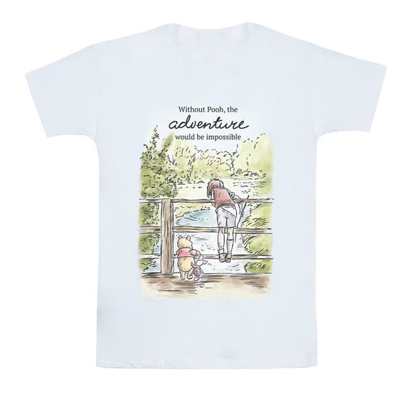 Disney Girls Winnie The Pooh Adventure Cotton T-Shirt