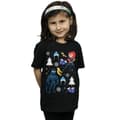 Miniatyrbilde 2 av 3: Marvel Girls Black Panther And Black Widow Christmas Day Cotton T-Shirt