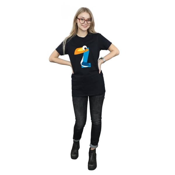 Disney Dam/Tjej Alphabet Z Is For Zazu Boyfriend T-shirt i bomull
