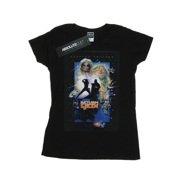 Star Wars Dam/Tjej Episode VI Filmaffisch Bomulls-T-shirt
