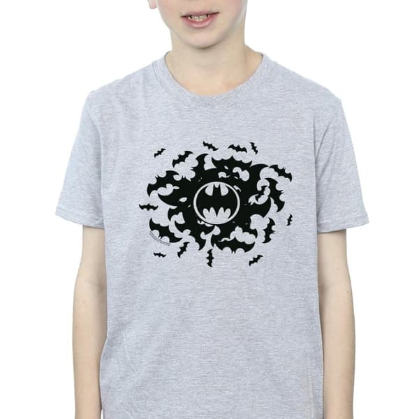 DC Comics Boys Batman Bat Swirl T-Shirt
