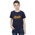 Miniatyrbild 2 av 5: Marvel Pojkar Avengers Infinity War Orange T-shirt med logotyp