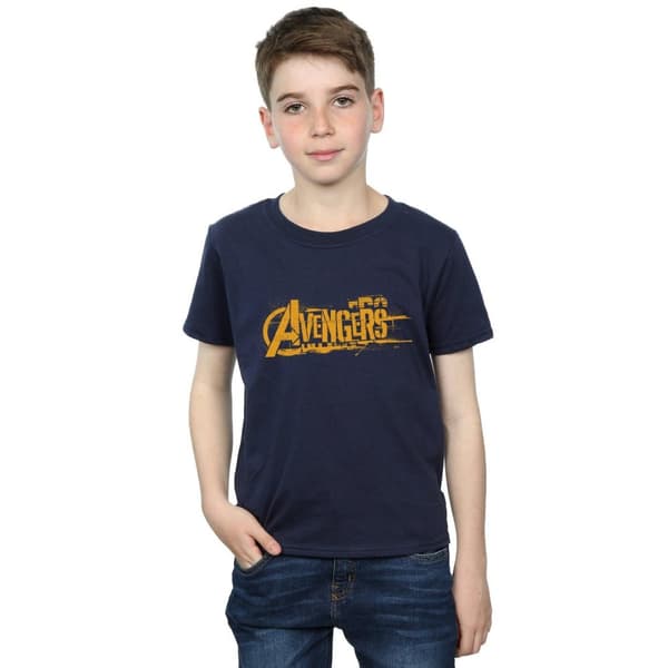 Marvel Pojkar Avengers Infinity War Orange T-shirt med logotyp
