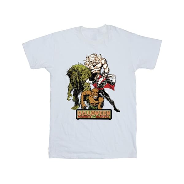 Marvel Girls Halloween Monsters Cotton T-Shirt