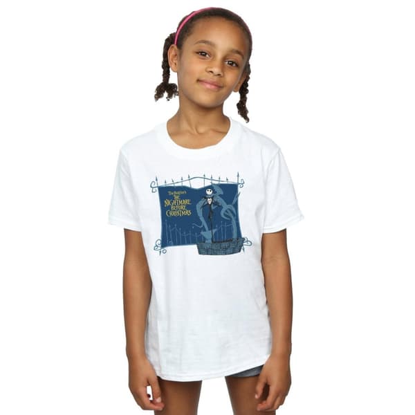 Disney Girls Nightmare Before Christmas Jack And The Well Cotton T-Shirt