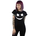 Miniatyrbillede 2 af 3: Disney Womens/Ladies Nightmare Before Christmas Jack´s Face Bold Cotton T-Shirt
