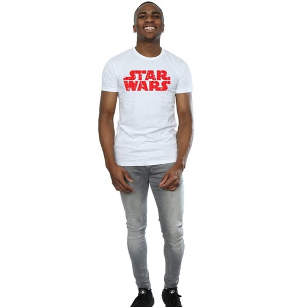 Star Wars Mens Christmas Logo T-Shirt