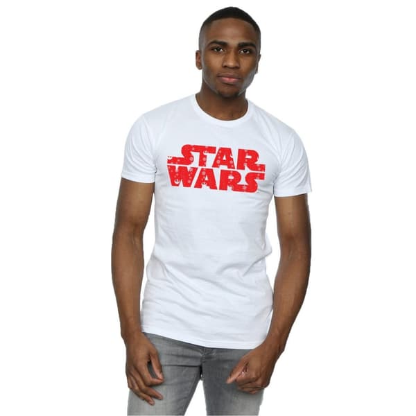 Star Wars Mens Christmas Logo T-Shirt