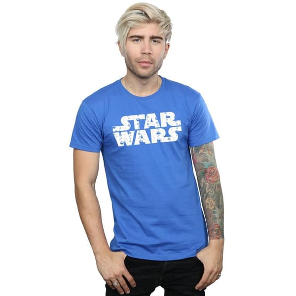 Star Wars Mens Christmas Logo T-Shirt