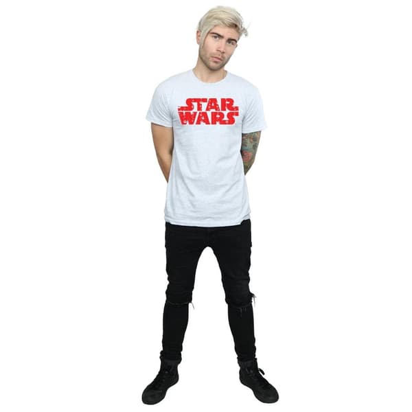 Star Wars Mens Christmas Logo T-Shirt