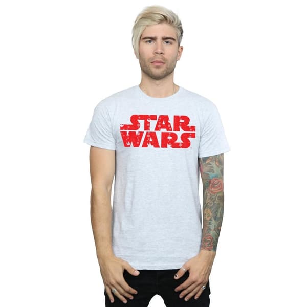 Star Wars Mens Christmas Logo T-Shirt