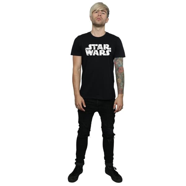 Star Wars Mens Christmas Logo T-Shirt