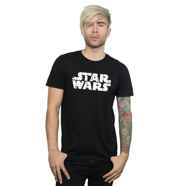 Star Wars Mens Christmas Logo T-Shirt