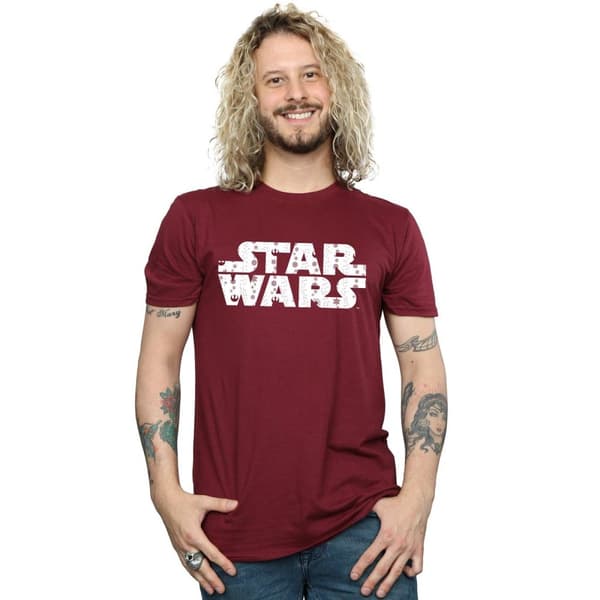 Star Wars Mens Christmas Logo T-Shirt