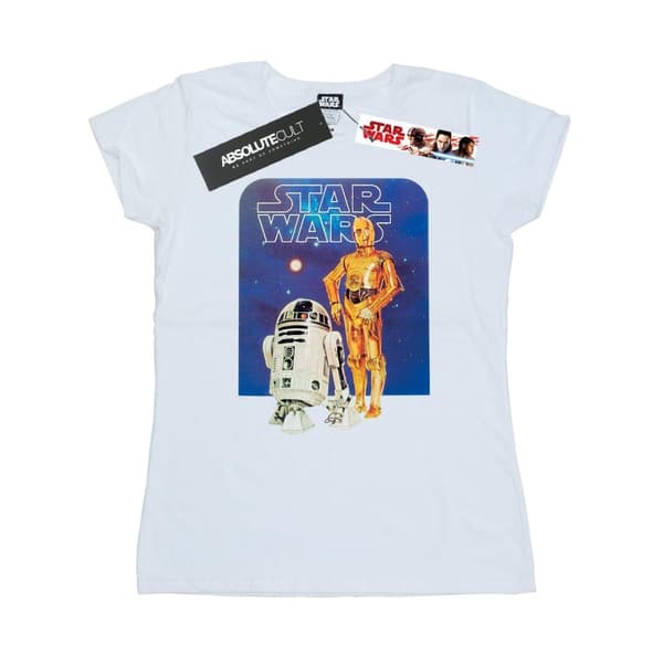 Star Wars R2-D2 och C-3PO - T-shirt i bomull, dam/dam
