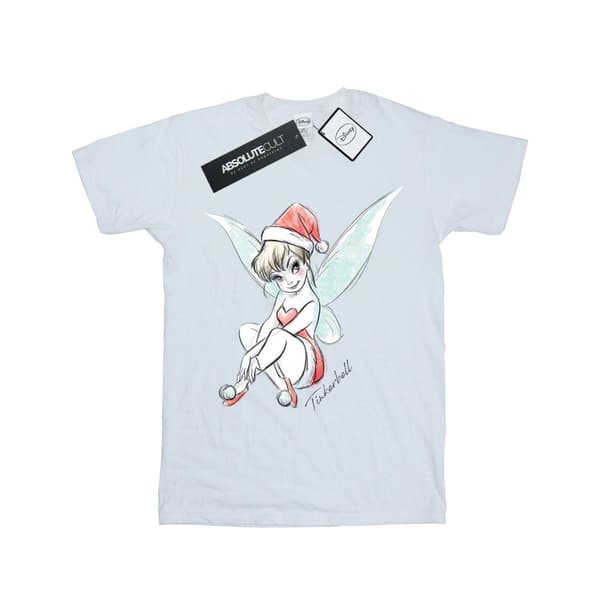 Disney T-shirt i bomull för flickor - Tinkerbell Christmas Fairy