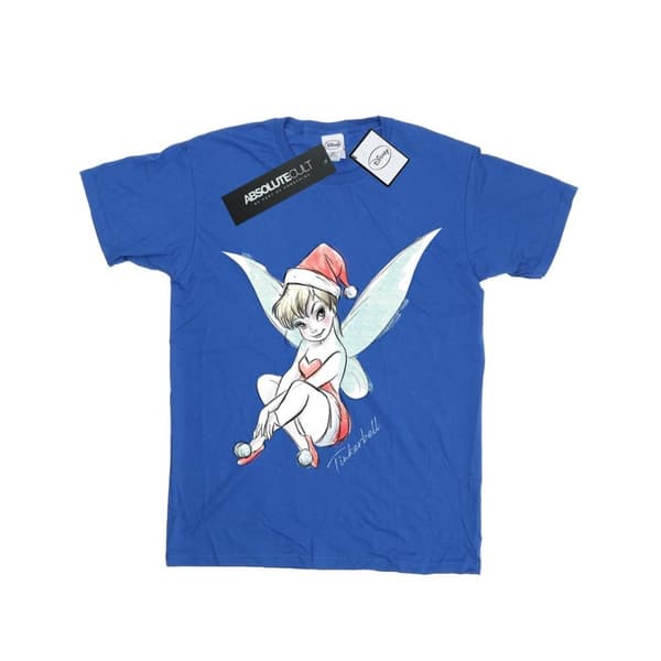 Disney T-shirt i bomull för flickor - Tinkerbell Christmas Fairy