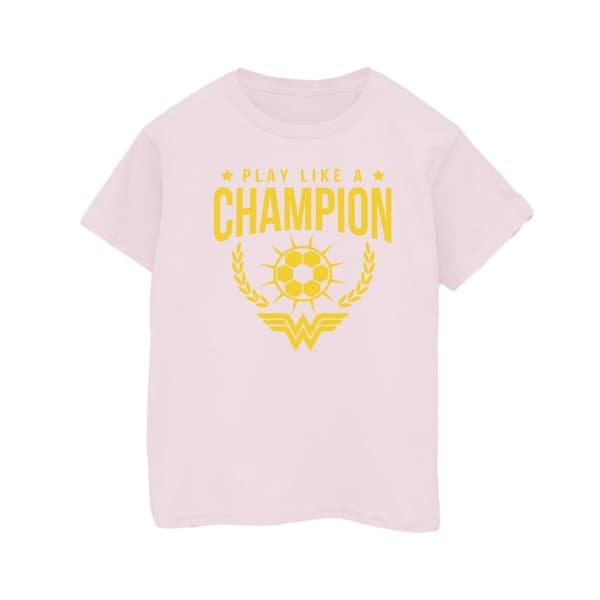 DC Comics Womens/Ladies Wonder Woman Play Like A Champion Cotton Boyfriend T-Shirt