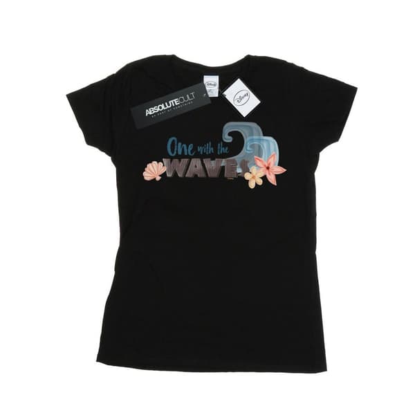 Disney Dam/Hand Moana One With The Waves - T-shirt i bomull