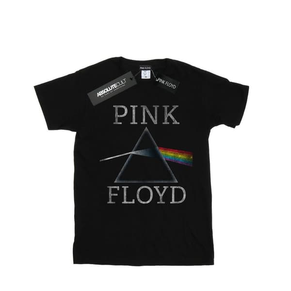 Pink Floyd Womens/Ladies Dark Side Of The Moon Cotton Boyfriend T-Shirt