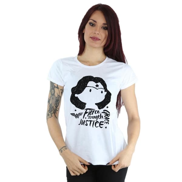 DC Comics Dam/Hand Wonder Woman Fierce Sketch - T-shirt i bomull