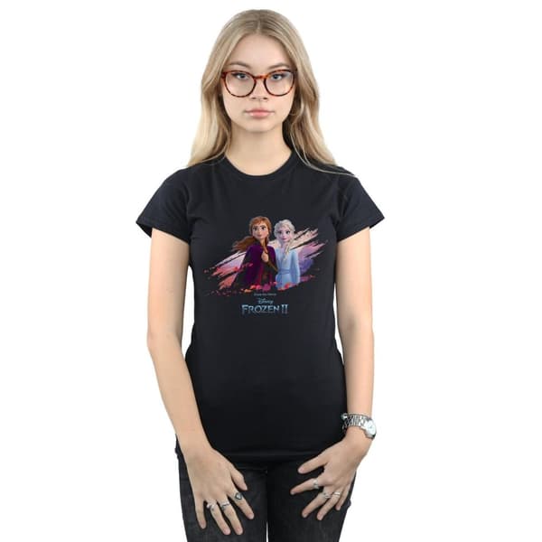 Disney Dam/Tjej Frozen 2 Elsa och Anna Naturen är vacker T-shirt i bomull
