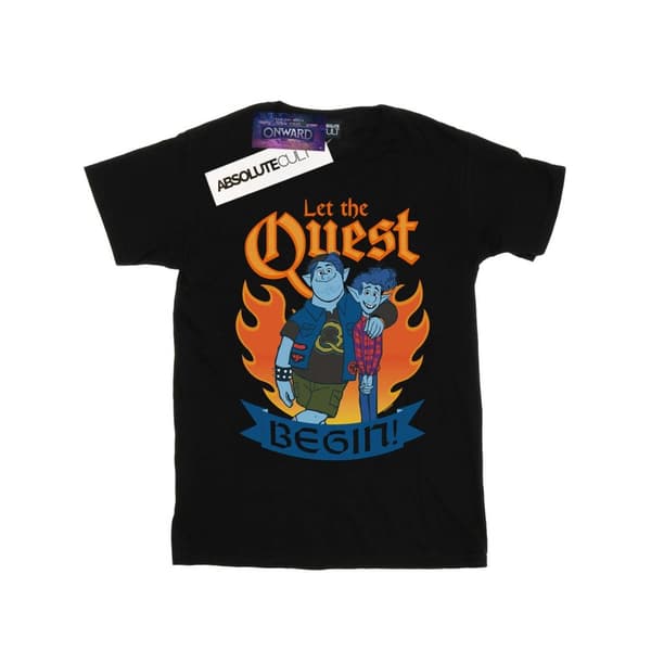 Disney T-shirt i bomull för flickor Onward Let The Quest Begin