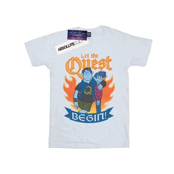 Disney T-shirt i bomull för flickor Onward Let The Quest Begin