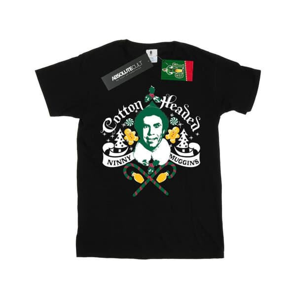 Elf Pojkar Cotton Headed Ninny Muggins T-shirt med pojkvänlig passform