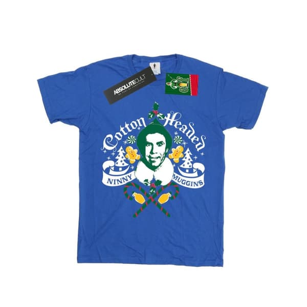 Elf Pojkar Cotton Headed Ninny Muggins T-shirt med pojkvänlig passform