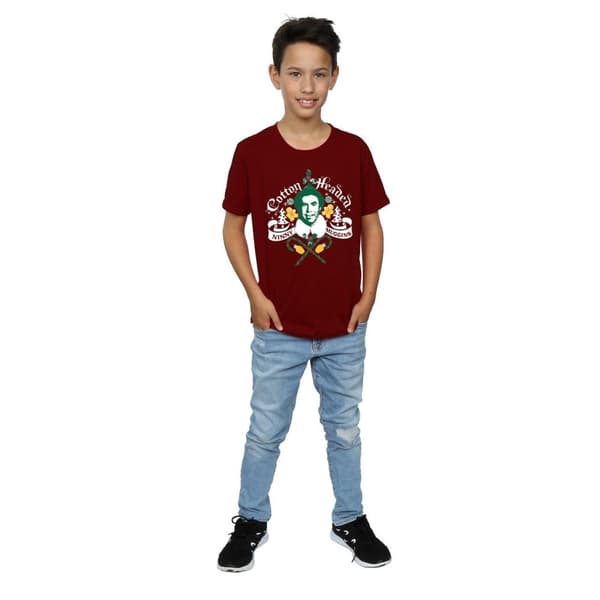 Elf Pojkar Cotton Headed Ninny Muggins T-shirt med pojkvänlig passform