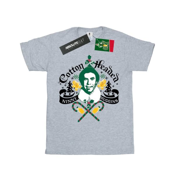 Elf Pojkar Cotton Headed Ninny Muggins T-shirt med pojkvänlig passform