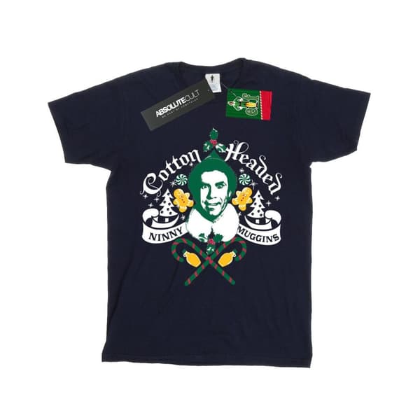 Elf Pojkar Cotton Headed Ninny Muggins T-shirt med pojkvänlig passform