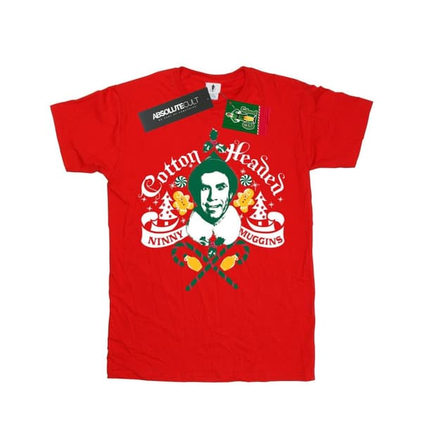 Elf Pojkar Cotton Headed Ninny Muggins T-shirt med pojkvänlig passform