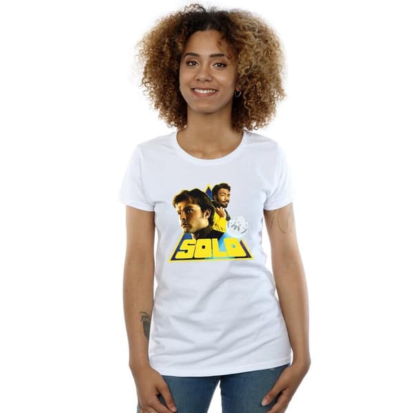 Star Wars Womens/Ladies Solo Retro Triangle Cotton T-Shirt