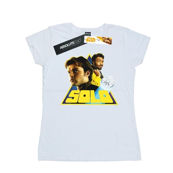 Star Wars Womens/Ladies Solo Retro Triangle Cotton T-Shirt