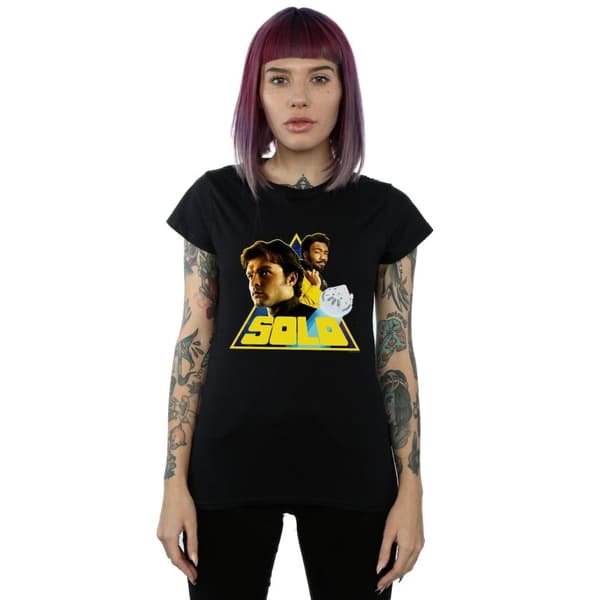 Star Wars Womens/Ladies Solo Retro Triangle Cotton T-Shirt
