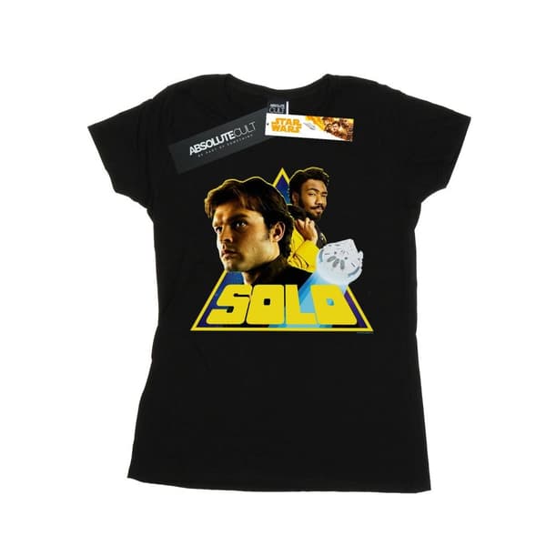 Star Wars Womens/Ladies Solo Retro Triangle Cotton T-Shirt