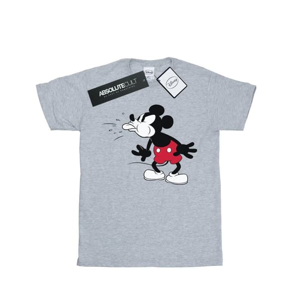 Disney Girls Mickey Mouse Tongue Cotton T-Shirt