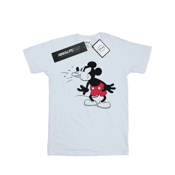 Disney Girls Mickey Mouse Tongue Cotton T-Shirt