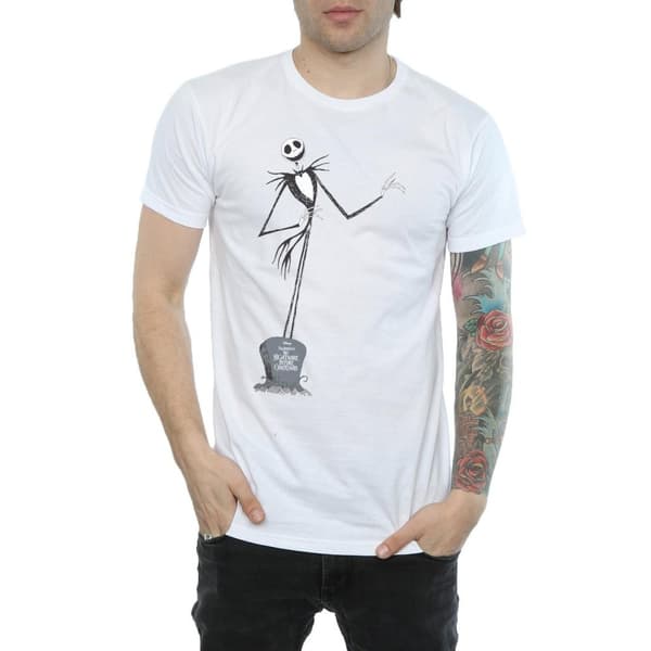 Disney T-shirt för herrar Nightmare Before Christmas Jack Pose
