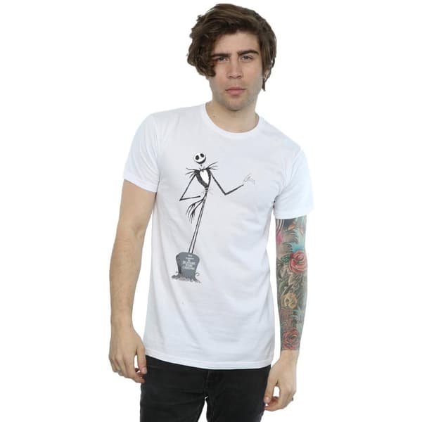 Disney T-shirt för herrar Nightmare Before Christmas Jack Pose