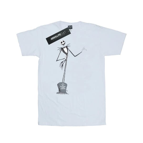 Disney T-shirt för herrar Nightmare Before Christmas Jack Pose White XXL